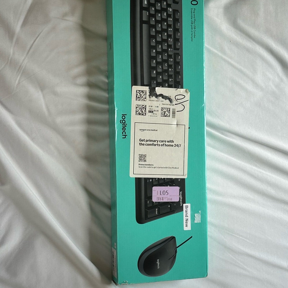 Logitech Black Wireless Keyboard and Mouse Set